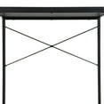 thumbnail image 2 of eHemco Multifunction Rectangular Home Office Writing Study Desk, Black, 2 of 7