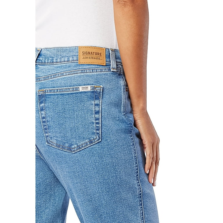 Levi Strauss Signature Women's Mid Rise Slim Fit Boyfriend Levi Strauss Signature Women's Mid Rise Slim Fit Boyfriend
