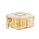 thumbnail image 1 of Caja de condimentos transparente Contenedor de especias Botes de condimentos Tarro de condimentos con Naranja, 1 of 9