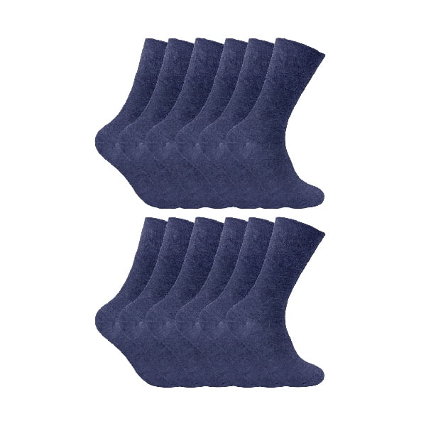 12 Pairs Mens Thermal Diabetic Socks Sock Snob Non Elastic Extra