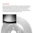 thumbnail image 7 of Dynamic Friction Company Rear GEOMET Brake Rotors with 5000 Advanced Brake Pads includes Hardware 9512-63124 Fits select: 2016-2019 MERCEDES-BENZ GLE, 2012-2015 MERCEDES-BENZ ML, 7 of 7