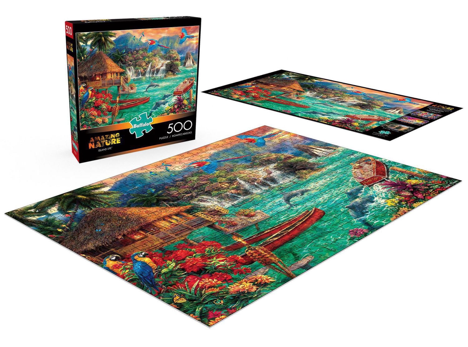 Buffalo Games - Le puzzle Amazing Nature - Island Life - en 500 pièces