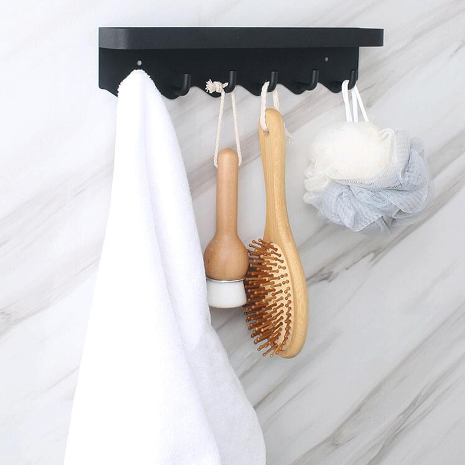 Key Rack Key Holder Stainless Steel Wall Decorative Key Hanger Storage Rack Key Hooks Shelf for Balcony Bedroom Hallway Office Jackets style A
