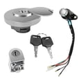 thumbnail image 1 of New Ignition Switch Fuel Gas Cap Helmet Seat Lock Key Set Replacement for Honda, 1 of 5