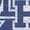 HEATHER NAVY, variant on Monster High - Crest - Youth Girls Fitted Short Sleeve T-Shirt
