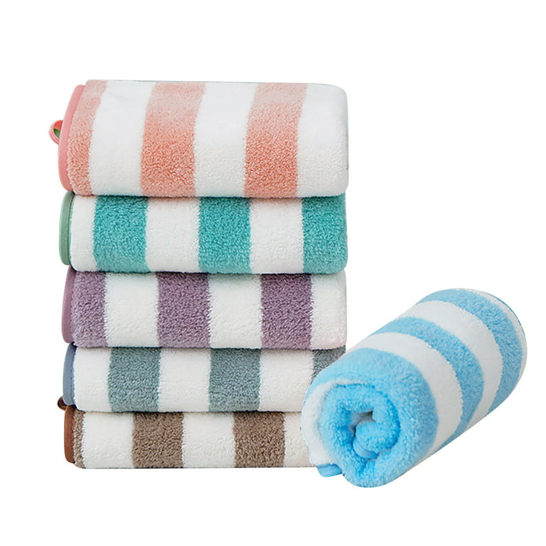 Dream Lifestyle Hanging Hand Towels, Coral Fleece Hand Dry Towels for Kitchen Bathroom, Absorbent Soft Hanging Towel with Hanging Loop, Washable Towel