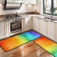 thumbnail image 3 of Kitchen Rugs Sets Of 2,Rainbow Tie Dye Ink Pattern Anti Fatigue Kitchen Mat Rugs Non Slip Washable,Decorative Kitchen Floor Mats for Kitchen,Sink,Laundry,17"x47"+17"x47", 3 of 5