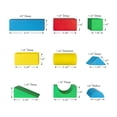 thumbnail image 3 of Set de construcción Melissa & Doug, 100 bloques, 4 colores y 9 formas, 3 of 4