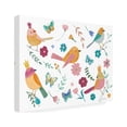 thumbnail image 2 of Farida Zaman 'Royal Birds I White' Canvas Art, 2 of 4