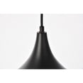 thumbnail image 4 of Living District Circa 1-Light Transitional Aluminum Pendant in Black, 4 of 8