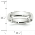 thumbnail image 3 of 10K White Gold 5mm Light Weight Comfort Fit Band Ring Size 14, 3 of 7