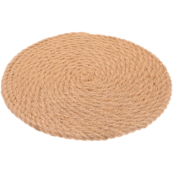 FOMIYES Round Woven Decorative Place Mat with Cushion for Dining Table and Style