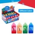 thumbnail image 5 of Pointer Handheld Manual Pencil Sharpeners, Rocket‑Shaped, Single‑Hole, 2‑in‑1 Eraser and Container, Assorted Colors, 24 Count, 1 pack, 5 of 9