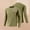 Army Green, variant on Zylanna Men's Long Sleeve T-Shirts, Crew Neck Solid Color Stretchy Activewear Casual Tops for Sport Black
