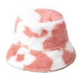 thumbnail image 1 of Winter Fisherman Hat Leopard Print Thick Windproof Fixed Strap Cold Resistant Flat Top Color Matching Adjustable Lady Outdoor Hat, 1 of 10