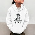 thumbnail image 2 of Utlike Boys Hoodies Sweatshirt Dinosaur Print Long Sleeve Hooded Pullover Toddler Kids Winter Warm Hoodies Basic Top For Kids Size 5 Years-6 Years, 2 of 5
