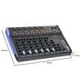 thumbnail image 2 of Mezcladora Mixer De 10 Ch 99 Efectos Bluetooth Usb- Steelpro, 2 of 5