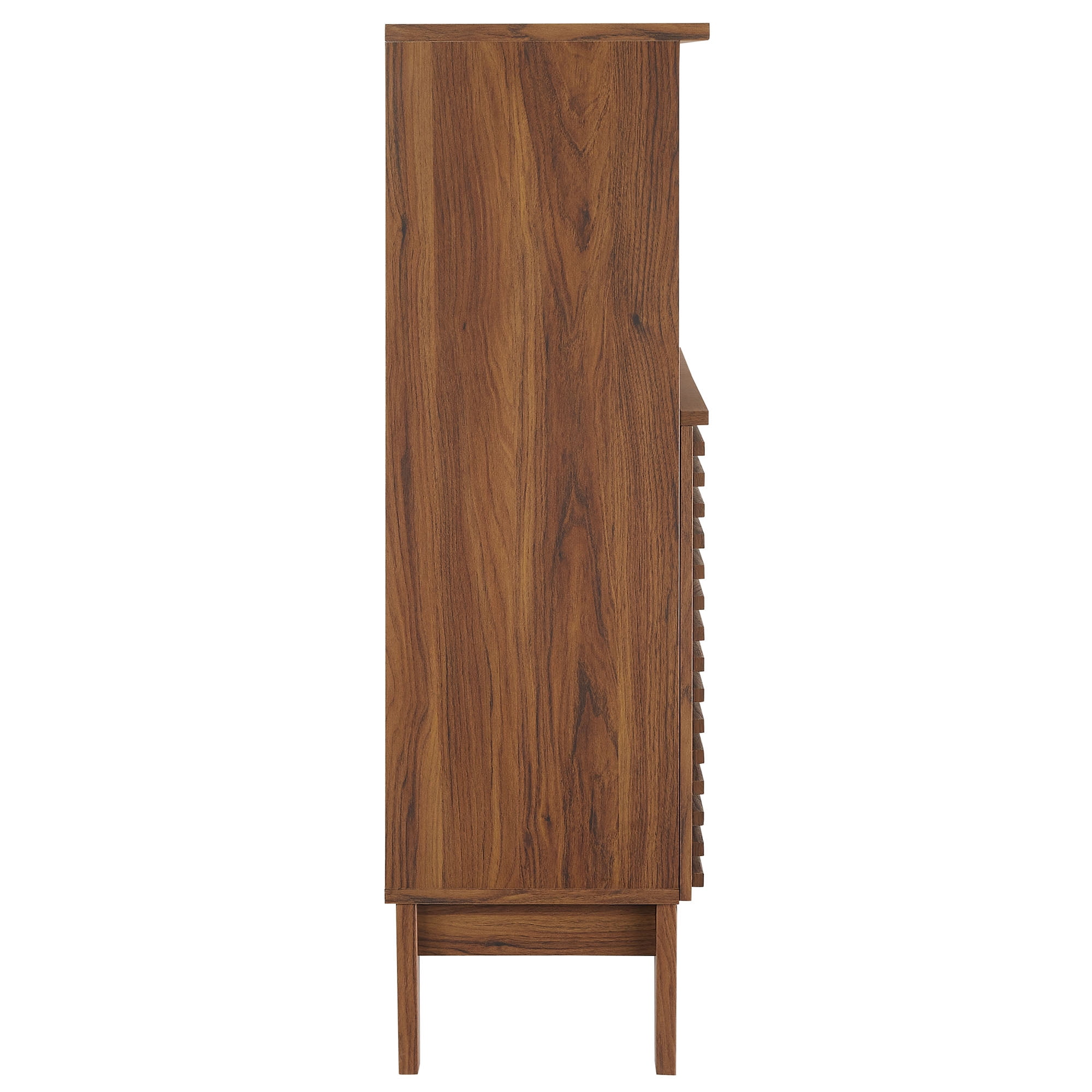 Modway Render Freestanding Bathroom Storage Cabinet in Brown