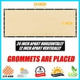 thumbnail image 3 of ShadeMart 6' x 149' Beige Fence Privacy Screen Windscreen Shade Fabric Cloth HDPE, 90% Visibility Blockage, with Grommets, Heavy Duty Commercial Grade, Cable Zip Ties Included - Custom Avalible, 3 of 6