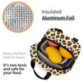 thumbnail image 6 of Leopard Spot Animal Print Lunch Bag Thick Aluminum Foil Tote Cooler for Women Office Picnic Gift, 6 of 7