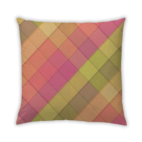 Ahgly Company Indoor Square Contemporary Throw Pillow, 18 inch by 18 inch