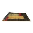 thumbnail image 2 of Ahgly Company Indoor Square Abstract Brown Contemporary Area Rugs, 5' Square, 2 of 4