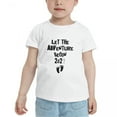 thumbnail image 2 of Let The Adventure Begin 202? Funny Toddler T Shirts for Boys Girls (White, Youth XL), 2 of 5
