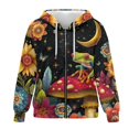 thumbnail image 4 of Uorisanigo Frog Moon Hoodies for Women Sweatshirt Size 4XL Loose Fashion Womens Hoodies Oversized Sweatshirts Soft Warm Winter Fall Clothes, 4 of 7