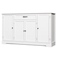 thumbnail image 5 of 56" Kitchen Coffee Bar Cabinet with Storage Kitchen Sideboard Buffet Cabinet with Drawers, Noelse Short Pantry with Door and Shelves for Bathroom and Living Room, White, 5 of 10