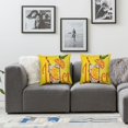 thumbnail image 3 of ARISTURING Hello Summer Tropical Lemon Juice Glasses and Fruits Pillow Case Cushion Cover Sofa Decorative 2 pcs, 3 of 6