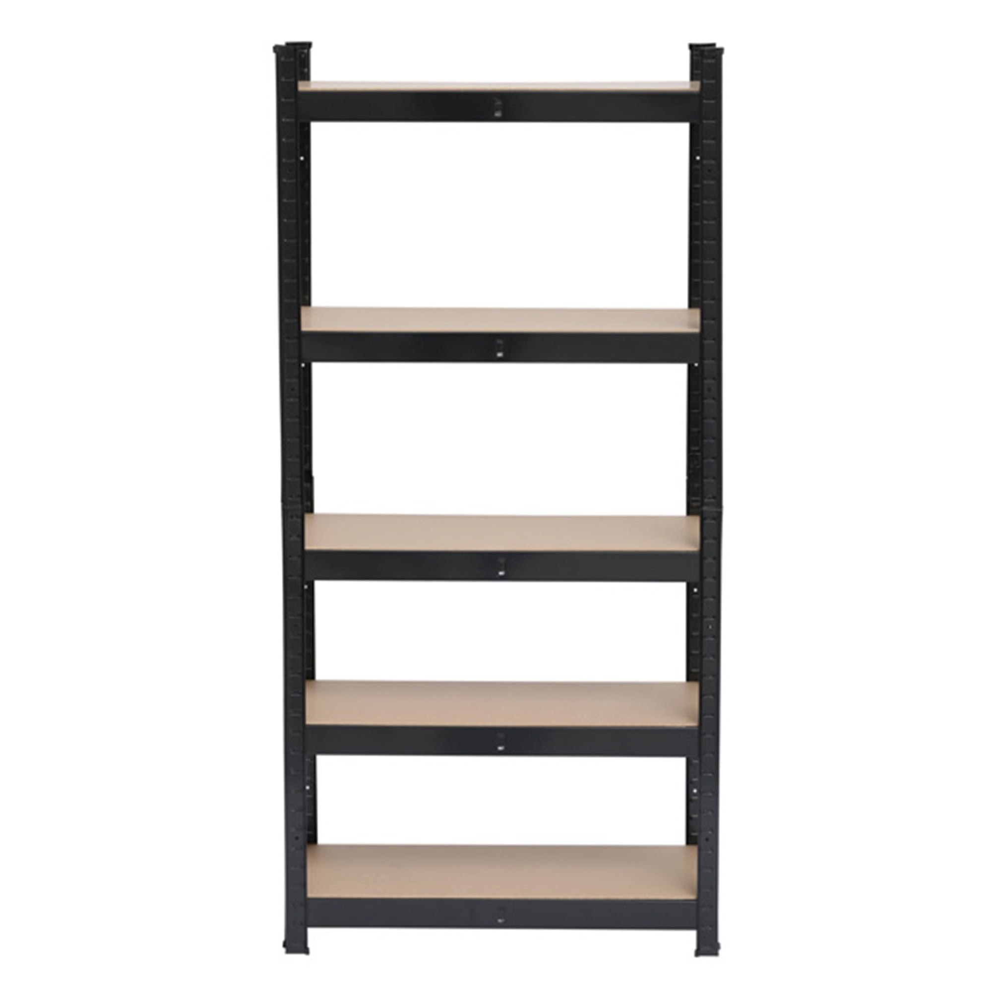 Kepooman Garage Shelving Rack Heavy Duty, Metal Garage Storage Shelves, 5 Tier Storage Shelves Large Shelving Unit for Garage Pantry Warehouse Basement Kitchen, Black