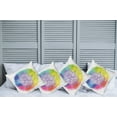 thumbnail image 6 of Ambesonne Hamsa Throw Pillow Cover 4 Pack, Circle of Dreamy Vivid Colors, 18", Multicolor, 6 of 6