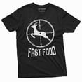 thumbnail image 3 of Men'S Funny Fast Food Hunting Tee Shirt Fast Running Deer Hunter Foodie Camo T-Shirt (Large Military Green), 3 of 6