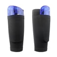 thumbnail image 3 of 1 par de calcetines protectores de fútbol​​espinilleras con bolsillo (negro L) Ndcxsfigh Nuevos Originales, 3 of 5