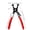 Hose Clamp Pliers A, variant on Fountwell Ratcheting Hose Clamp Pliers – Wide Flat Band Clamp Tool for Automotive Fuel, Oil, Water, Coolant & Radiator Hoses