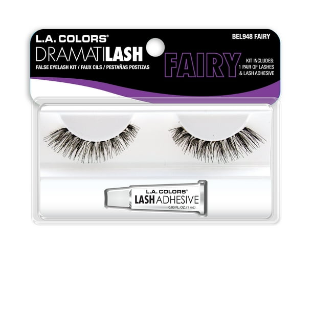 LA Colors Dramatilash False Eyelash Kit with Glue Kit