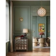 thumbnail image 3 of Currey And Company 9000-1232 Polyhedron 21" Wide Pendant - White, 3 of 7