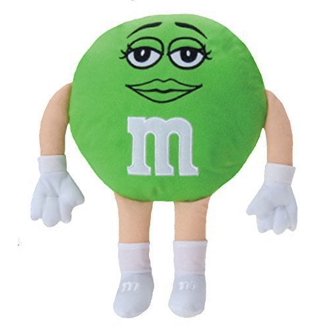 M&M\'S World Green Plush with Tag 056bb35d-23f9-570e-826d-  main image 2