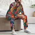 thumbnail image 7 of Goofa Butterflies On Rocky Cliff for 2-piece Loungewear Set Men’s Sleepwear Set Soft PJs Cozy loungewear Comfy Sleep Set Winter Pajamas-Small, 7 of 7