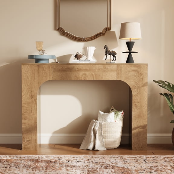 47"/63" Farmhouse Wood Console Table - Narrow Design, Perfect Sofa Table Behind Couch for Entryway & Hallway