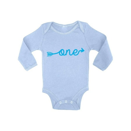 

Awkward Styles Funny One Piece Blue Arrow Bodysuit Birthday Baby Bodysuit Long Sleeve Gifts for 1 Year Old First Birthday Baby Bodysuit I am 1 Year Old My 1st Birthday Gifts for Birthday Gifts