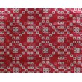 thumbnail image 4 of oneOone Tissu Viscose Georgette Rouge Géométrique Bandhani Projets de Couture Tissu Imprimé au Mètre 42 Pouces de Large, 4 of 4