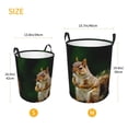 thumbnail image 3 of Fotbe Squirrels Eating Peanuts On The Tree Cesto de Ropa con Asas, Cesto Impermeable de Gran Capacidad, Bolsa de Lavado para Dormitorio, Cesto de Ropa con Ruedas y Asas-Medium, 3 of 6