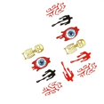 thumbnail image 3 of Watermark Nail Sticker Tatoos Halloween Colorful Eyes sticker Skull Skull Element Nail Wraps DIY Manicure Sticker, 3 of 9