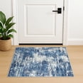 thumbnail image 2 of Brisasol Small Rugs 2x3 Washable Throw Rugs with Rubber Backing Non-Slip Soft Blue Kitchen Rugs Low Pile Front Door Mat for Foyer Entrance, 2 of 8