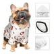thumbnail image 3 of Fotbe Lips Kiss Sudadera con Estampado para Perros Pequeños – Suéter con Capucha para Mascotas, Tela Suave de Forro Polar con Bolsillo-X-Small, 3 of 7