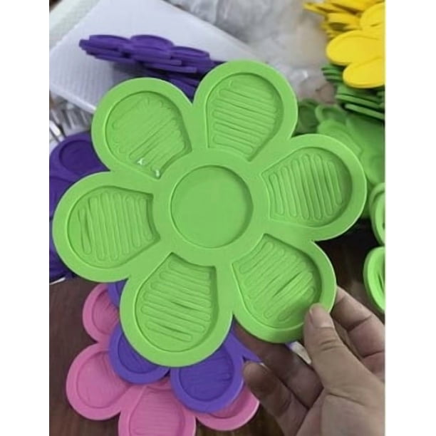 Bebedero flotante floral para abejas e insectos | Bebedero ligero para jardín, huerto y exteriores | Estación de hidratación segura para cuencos y cubos de agua