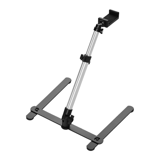 Support de Photographie Support de Copie Support de Téléphone de Table Kit de Diffusion en Direct avec Support de Téléphone Réglable Télécommande Support de Téléphone Monopode de Table pour 5.8-9.3cm