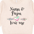 thumbnail image 3 of Inktastic Nana and Papa Love Me Heart Grandchild Toddler Sweatshirt, 3 of 4