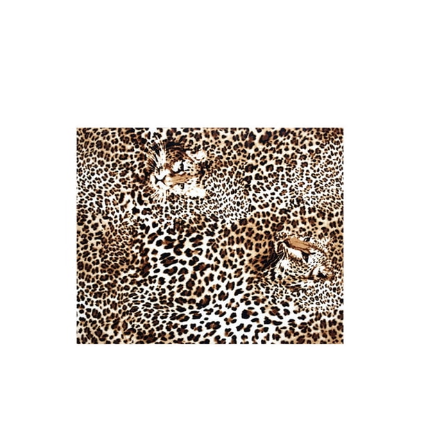 Bearachild 10 piezas de retazos con estampado de leopardo resistentes al desgaste, dulce regalo, costura, tocados, telas acolchadas, tela DIY tipo 5 De coser tipo 7 Bearachild HA062137-07B